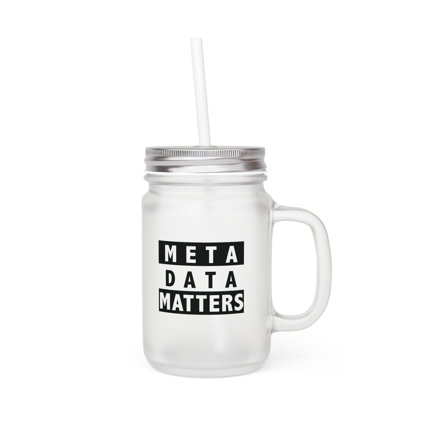 Mason Jar Mug - Creative Meta Data Details Design
