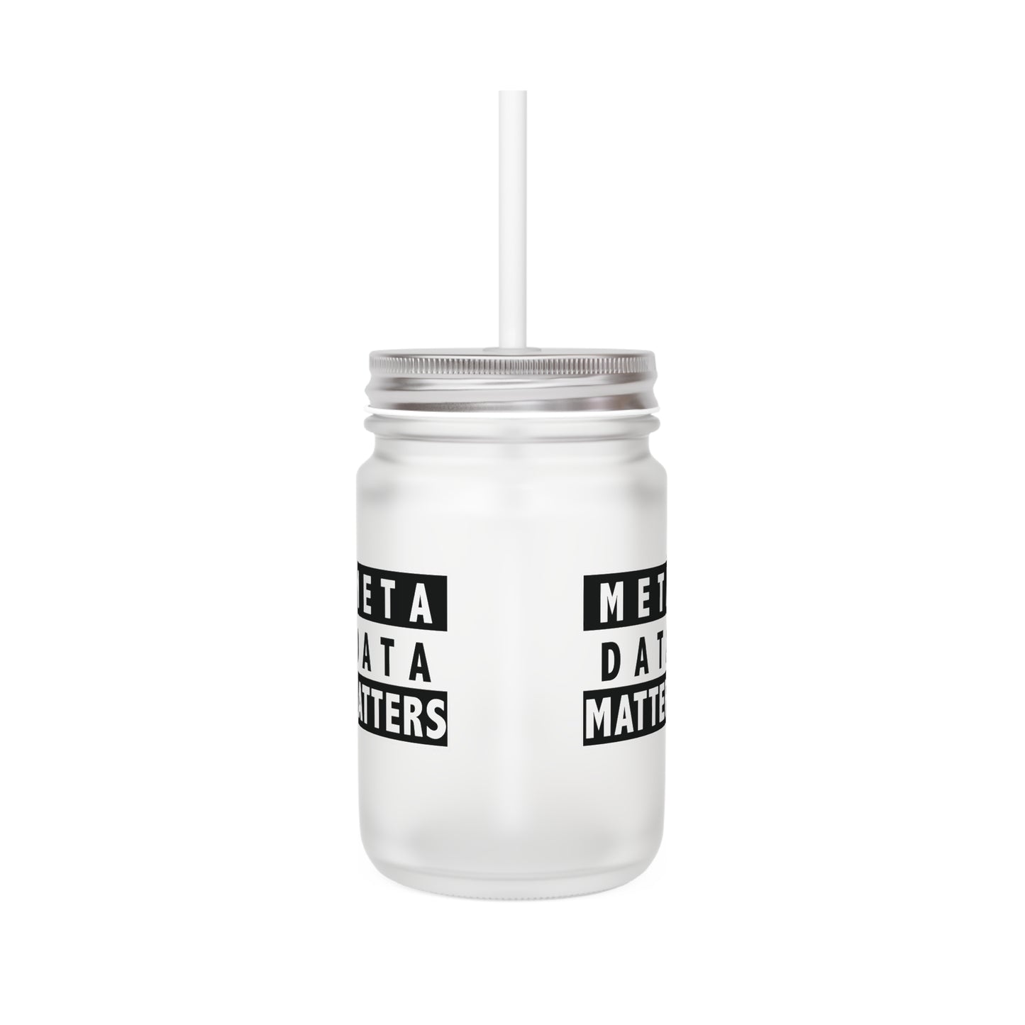 Mason Jar Mug - Creative Meta Data Details Design