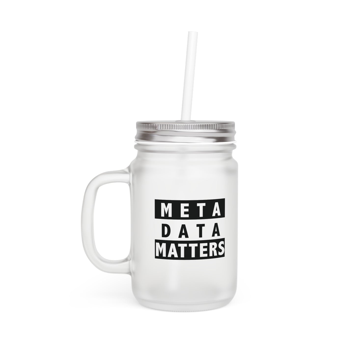 Mason Jar Mug - Creative Meta Data Details Design